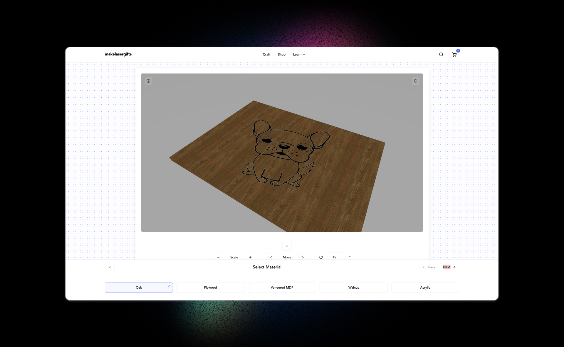 UI of move item on roadmap!