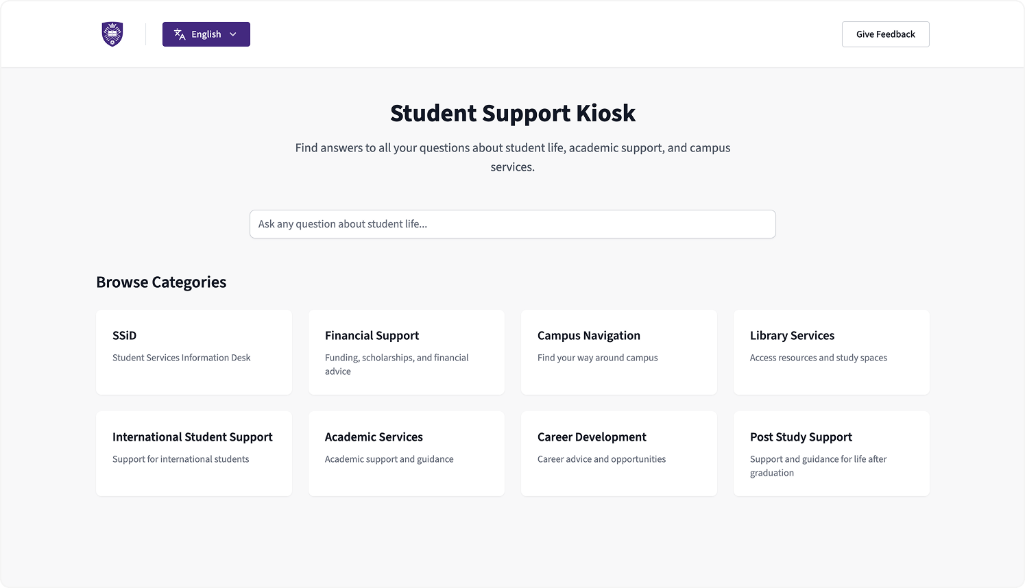 Student Support App